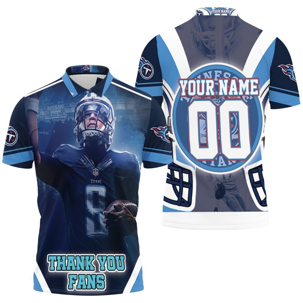 Stevie Mcnair 9 Tennessee Titans Afc South Champions Super Bowl 2021  Personalized Polo Shirt All Over Print Shirt 3d T-shirt - Teeruto