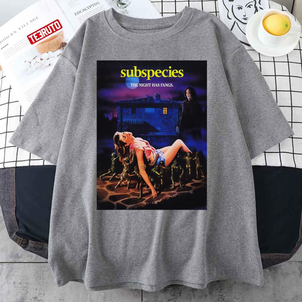 Subspecies The Night Has Fangs Vintage Vampire Movie Unisex T-Shirt