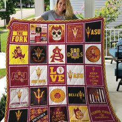 Sun Devils Collected Ncaa Arizona State Quilt Blanket