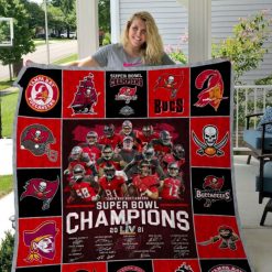 Super Bowl Champions Quilt Blanket
