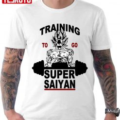Super Saiyan Dragon Ball Super Goku Training To Go Super Saiyan Anime Unisex T-shirt
