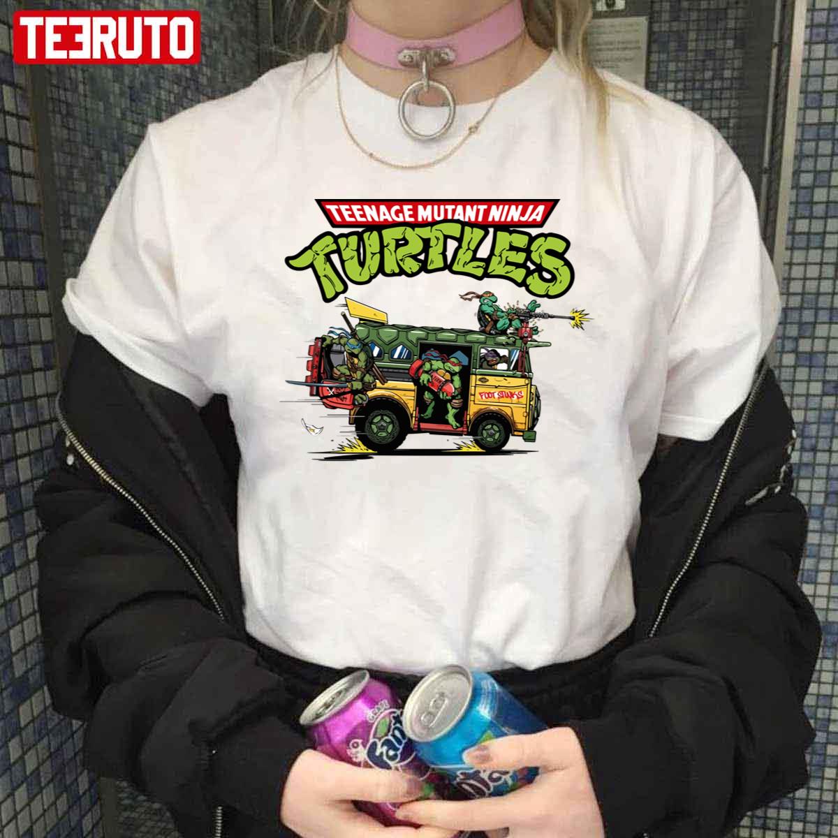 Super Turtles Car Teenage Mutant Ninja Unisex T-Shirt