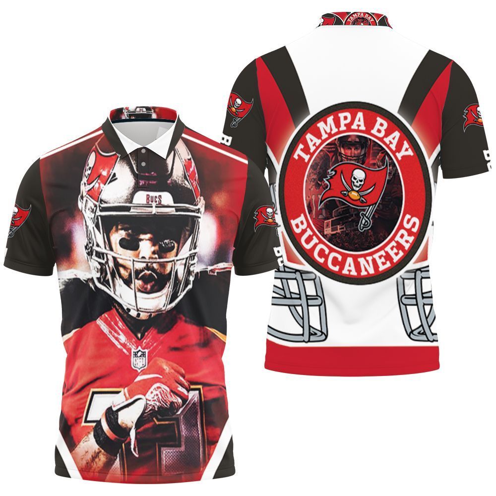 Tampa Bay Buccaneers Mike Evans 13 Nfc South Division Champions Super Bowl 2021 3d Polo Shirt Jersey All Over Print Shirt 3d T-shirt