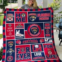 Team Florida Panthers Collection Quilt Blanket