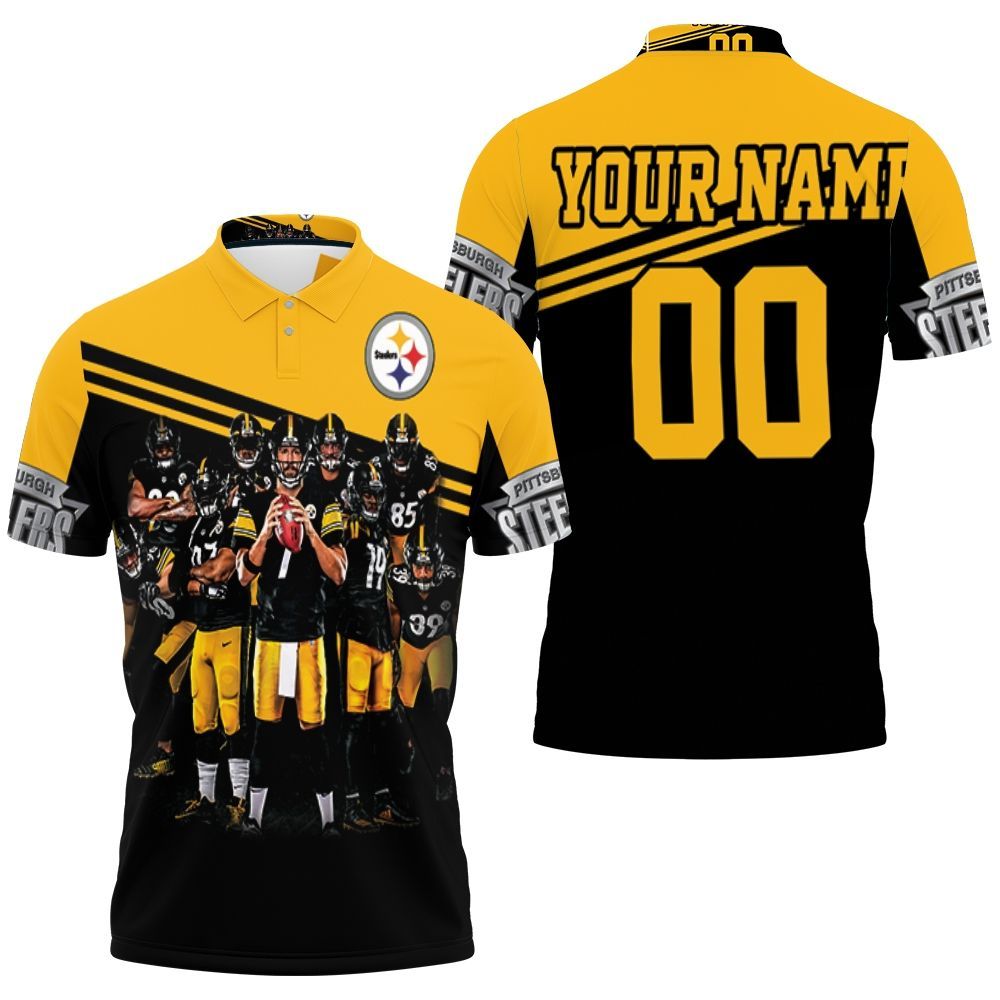 Team Metal Steelers Pittsburgh Steelers Great Players Jersey 2020 Nfl Season Personalized Polo Shirt All Over Print Shirt 3d T-shirt