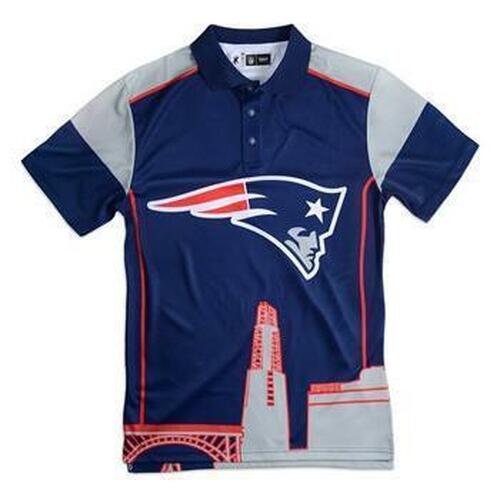 Team New England Patriots Thematic Polyester Polo Shirt 3d All Over Print Shirt 3d T-shirt