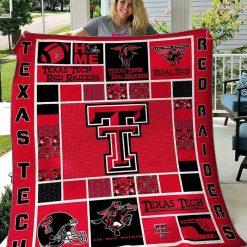 Tech Red Raiders Combined Texas Ncaa Quilt Blanket