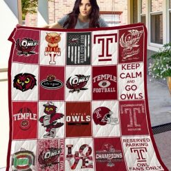 Temple Owls Ncaa Quilt Blanket