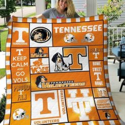 Tennessee Volunteers Big T Ncaa Quilt Blanket