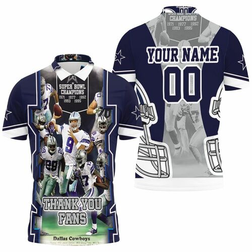 Thank You Fans Dallas Cowboys Nfc East Division Super Bowl 2021 Personalized Polo Shirt Model A6030 All Over Print Shirt 3d T-shirt