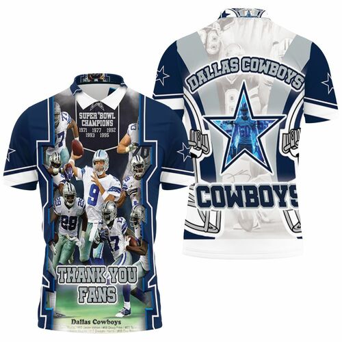 Thank You Fans Dallas Cowboys Nfc East Division Super Bowl 2021 Polo Shirt Model A31547 All Over Print Shirt 3d T-shirt