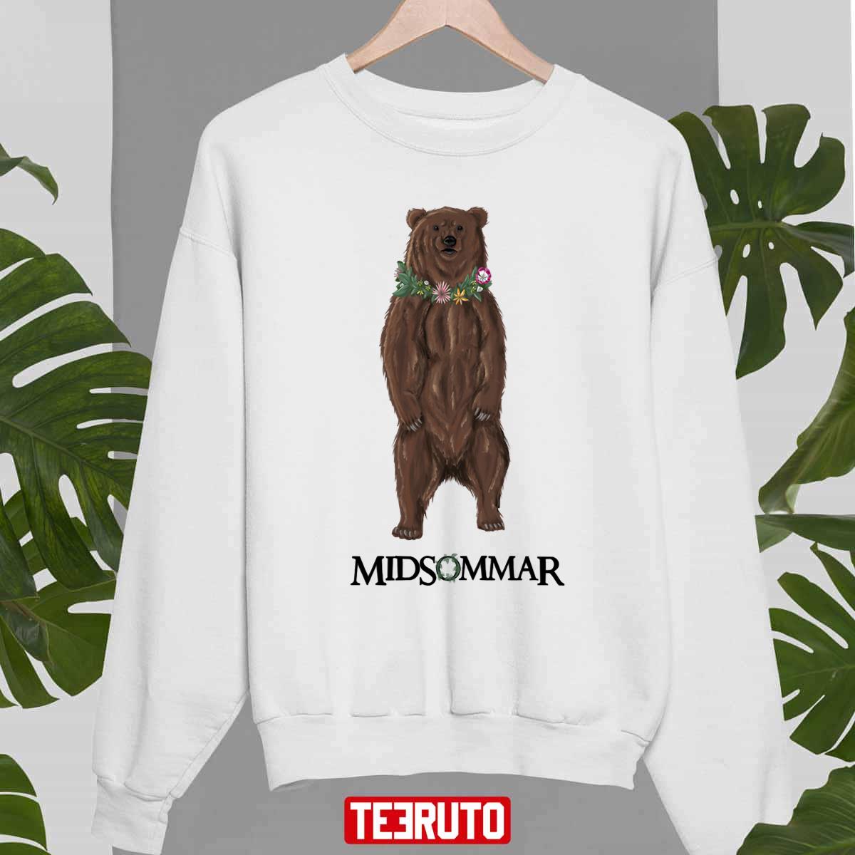 The Bear Wearing Flower Midsommar Unisex Sweatshirt