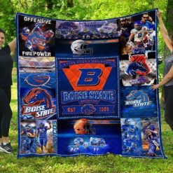 The Broncos Boise State Broncos Quilt Blanket
