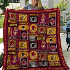 The Broncos Brisbane Broncos Quilt Blanket