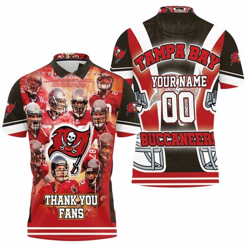 The Buccaneers Tampa Bay Buccaneers 2021 Super Bowl Champions Thank Fan Personalized Polo Shirt Model A7568 All Over Print Shirt 3d T-shirt