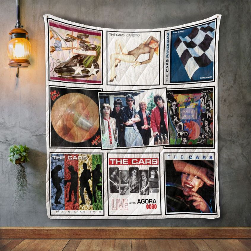 The Cars Album Covers Quilt Blanket