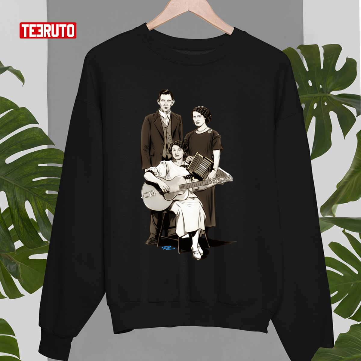 The Carter Family An Illustration By Paul Cemmick Unisex Sweatshirt