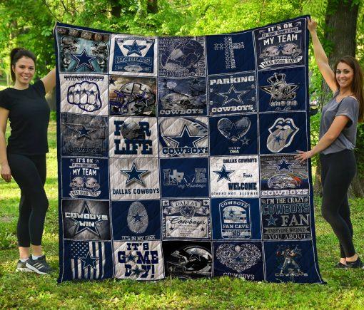 The Dallas Cowboys Quilt Blanket - Teeruto