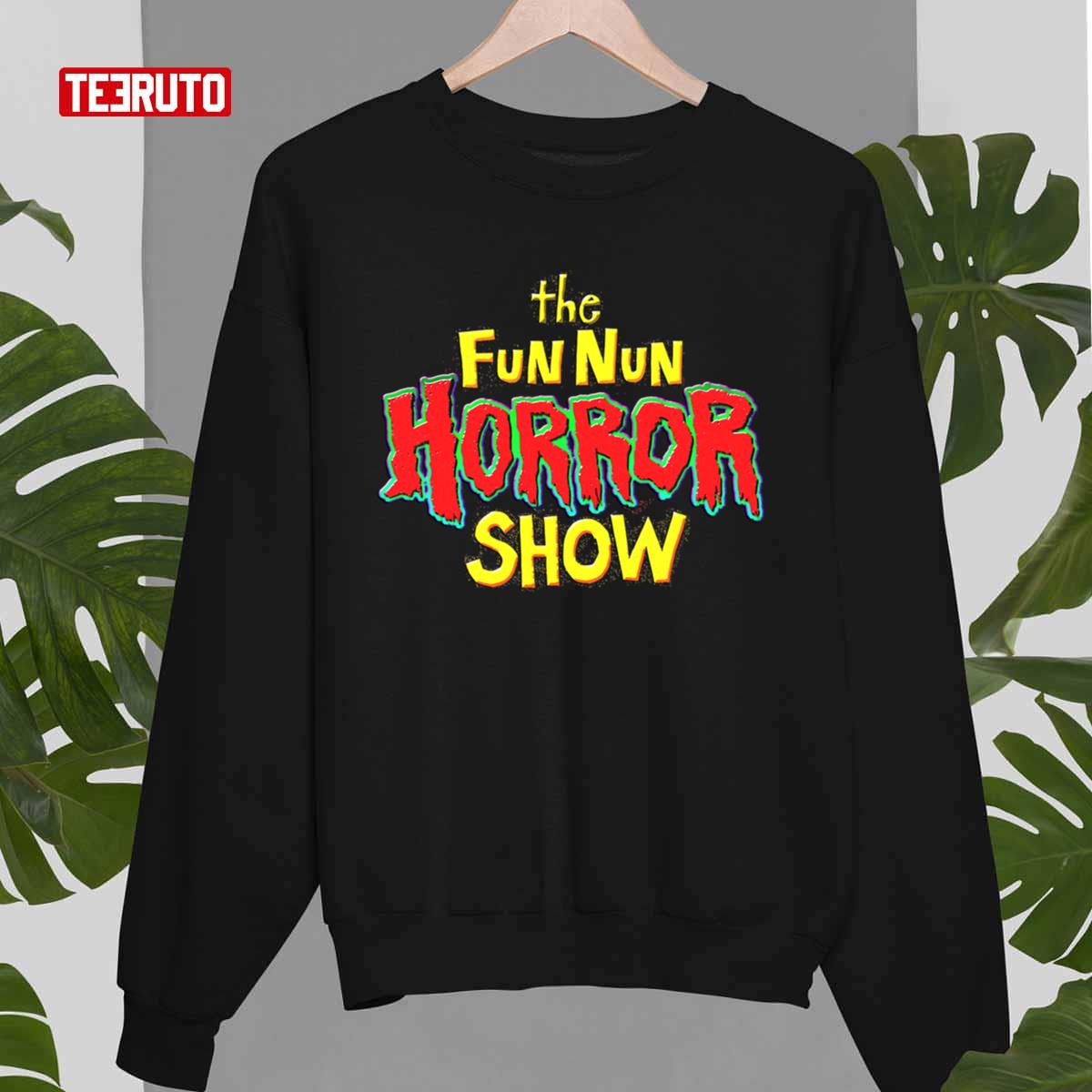 The Fun Nun Horror Show Vintage Unisex Sweatshirt