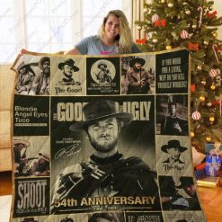 The Good The Bad The Ugly 54th Anniversary Quilt Blanket