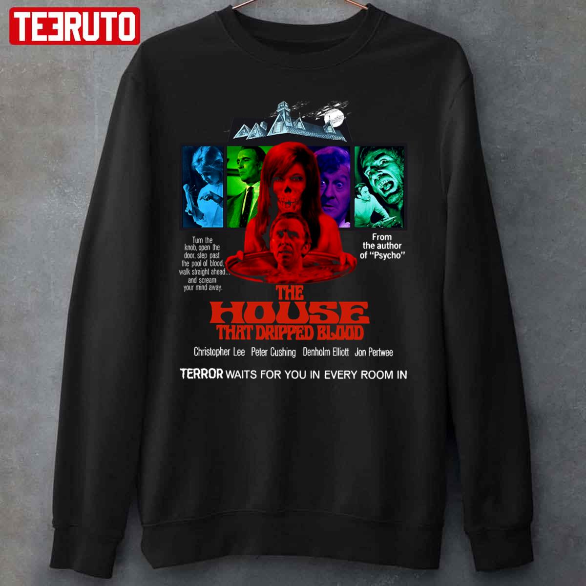 The House That Dripped Blood Artwork Unisex Sweatshirt