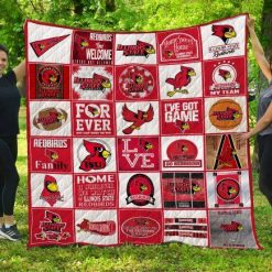 The Illinois State Redbirds Quilt Blanket