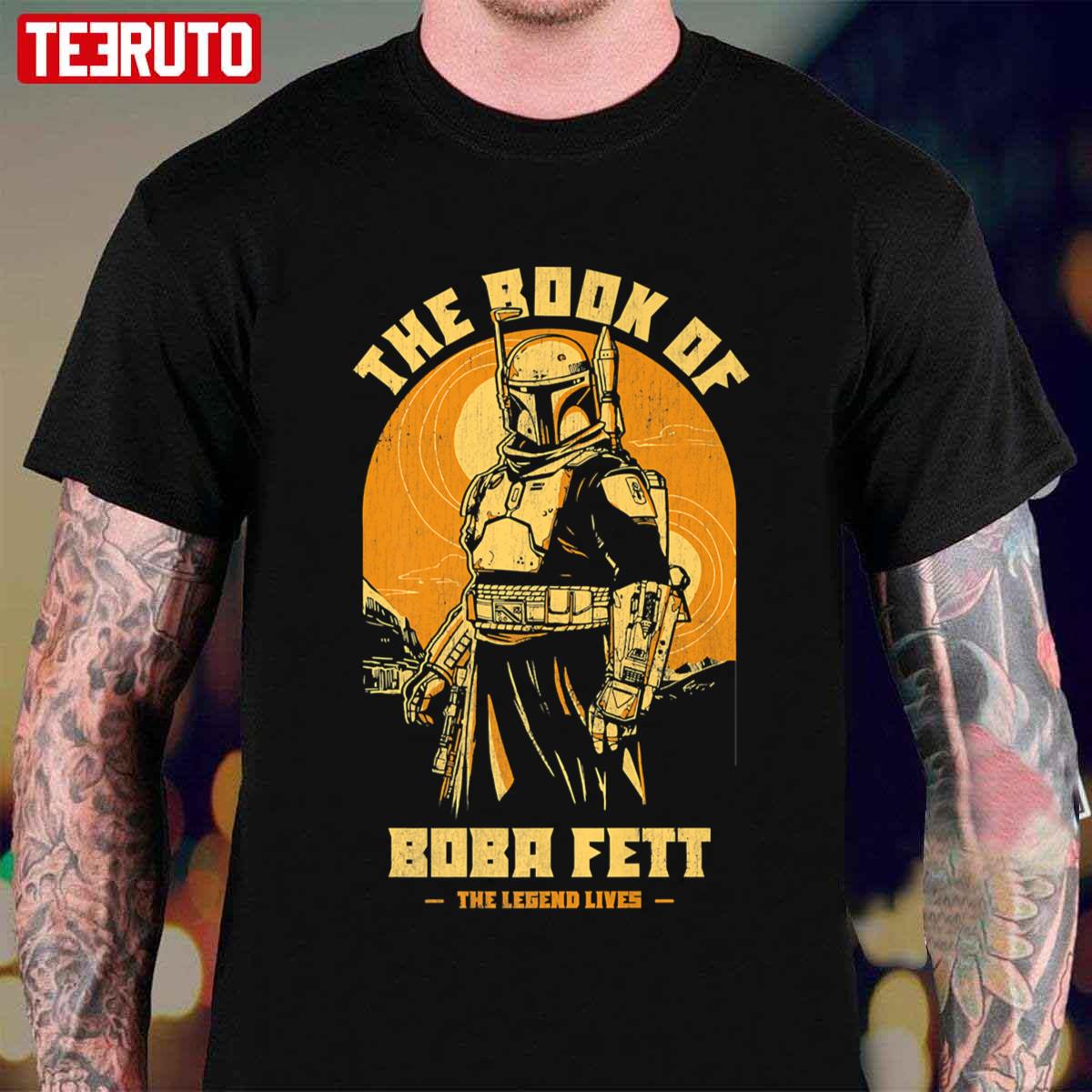 The Legend Lives The Book Of Boba Fett Vintage Unisex T-Shirt