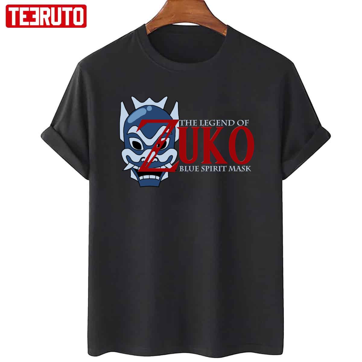The Legend Of Zuko Blue Spirit Mask The Legend Of Zelda Unisex T-Shirt