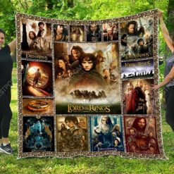 The Lord Of The Rings All The Characters Quilt Blanket