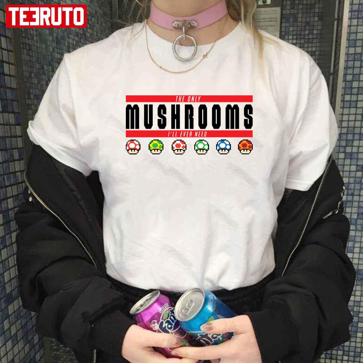 The Only Super Bros Mushrooms I’ll Ever Need Nintendo Unisex T-shirt