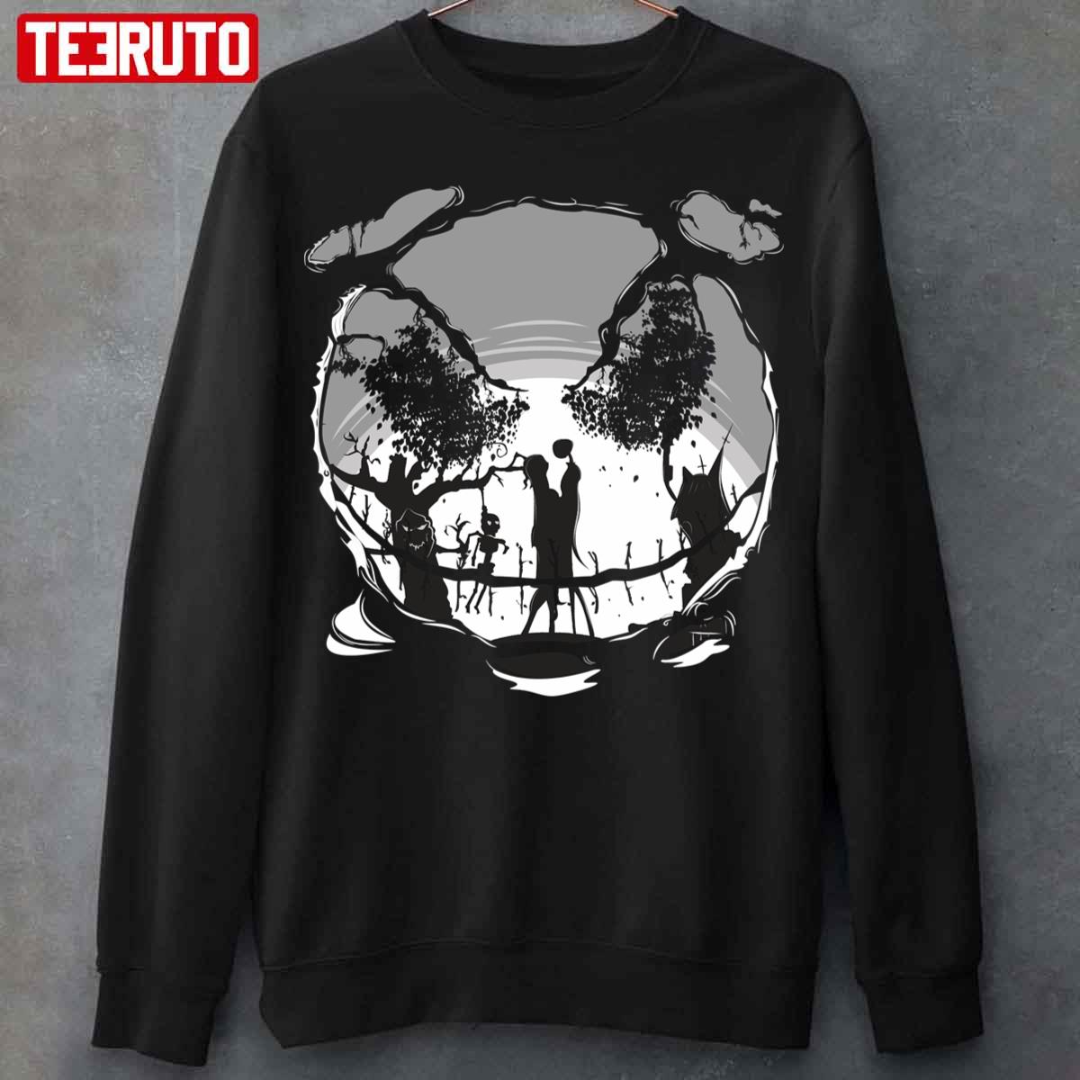 The Pumpkin Kiss The Nightmare Before Christmas Unisex Sweatshirt