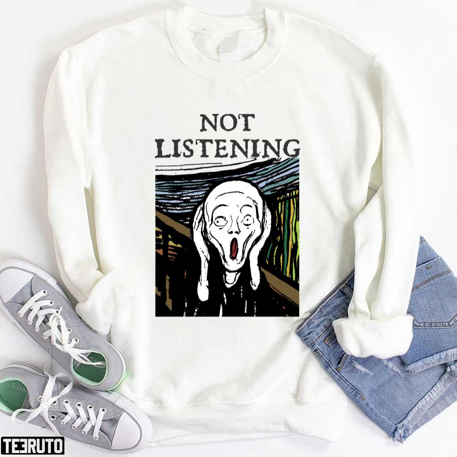 The Scream Not Listening Gollum Lord Of The Rings Unisex Sweatshirt
