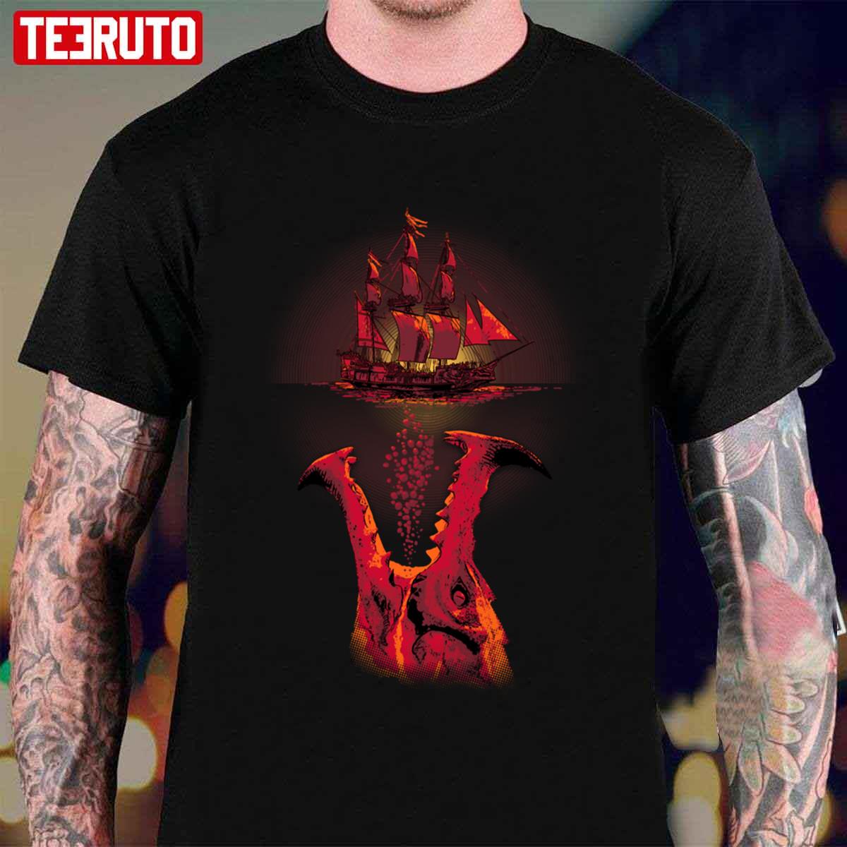 The Sea Beast Jaws Horror Unisex T-shirt