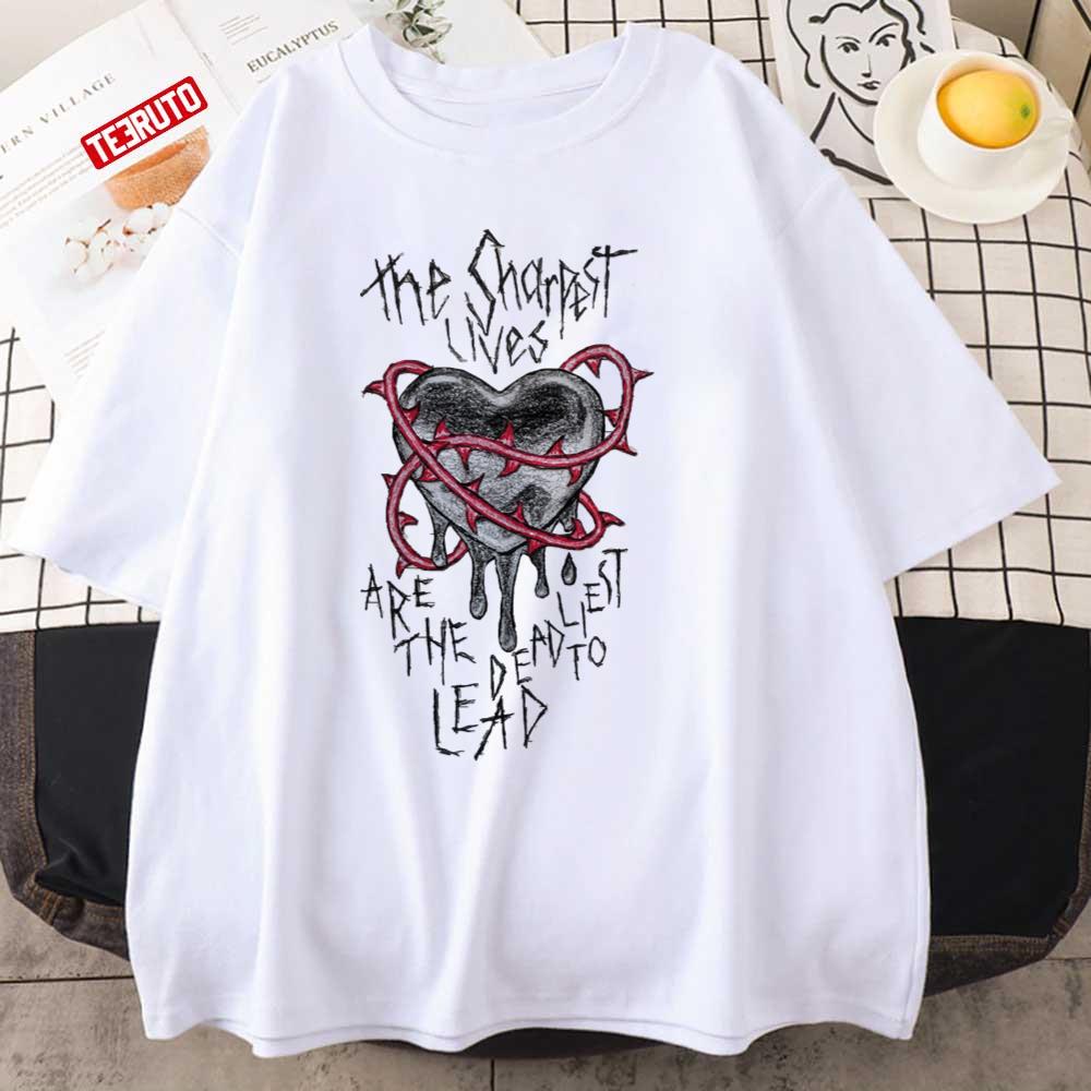 The Sharpest Lives My Chemical Romance Lyrics Art Unisex T-shirt