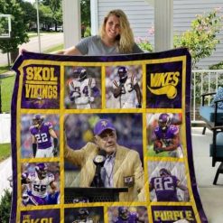 The Skol Squad Minnesota Vikings Quilt Blanket