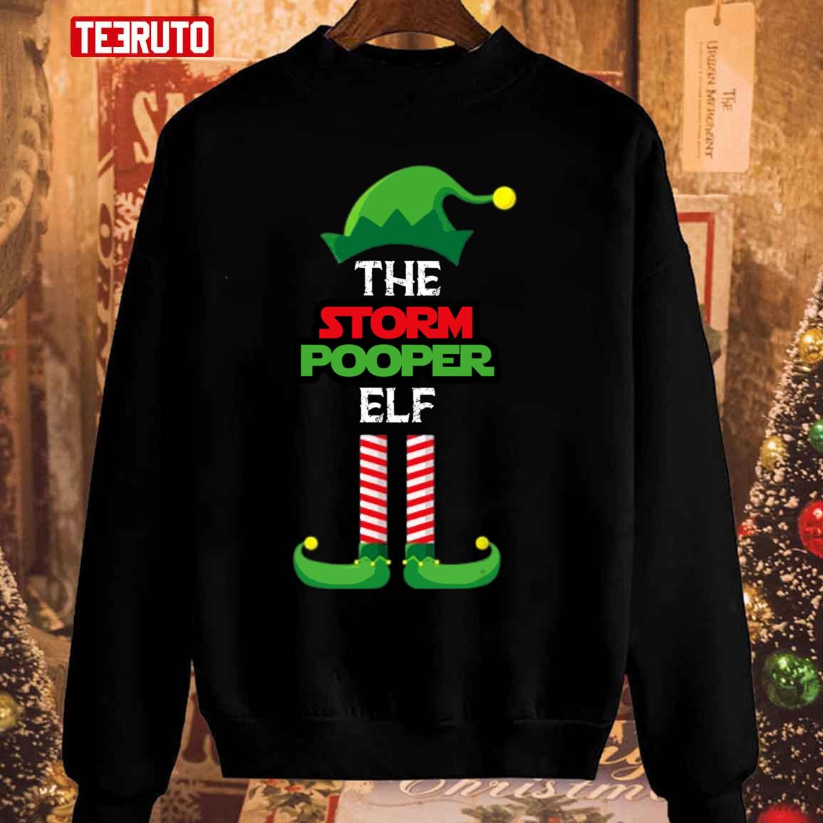 The Storm Pooper Elf Family Matching Christmas Star Wars Stormtrooper Unisex Sweatshirt