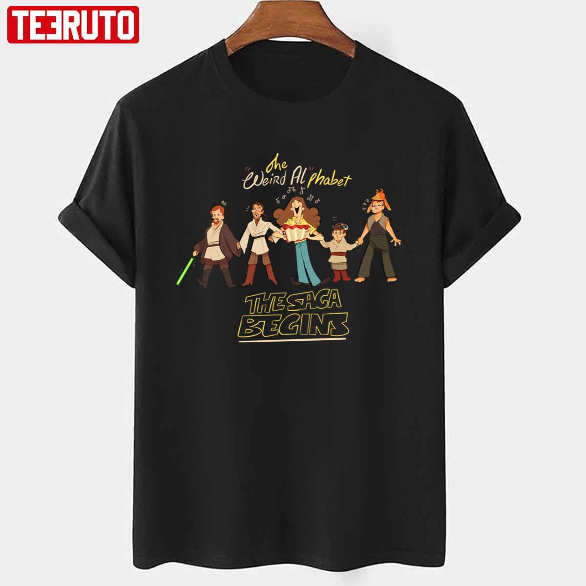 The Weird Al Phabet The Saga Begins Weird Al Yankovic Unisex T-shirt