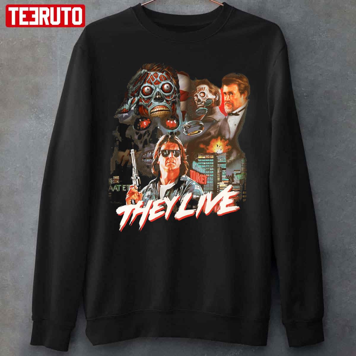 They Live Horror Movie Halloween Unisex Sweatshirt