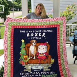 This Is My Cookies Baking Boxe Christmas Quilt Blanket