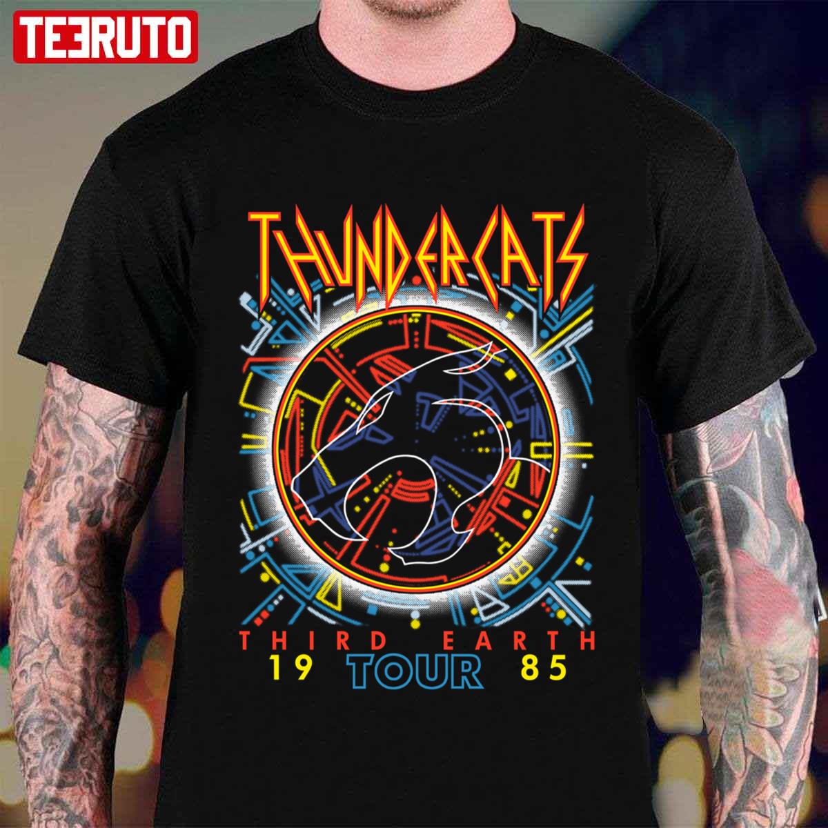 Thunder Cats Third Earth Tour 1985 Unisex T-shirt