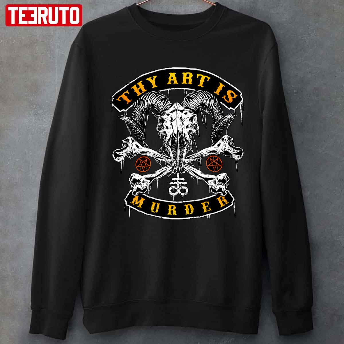 Thy Art Is Murder Deathcore Band Rock Satan Art Unisex T-shirt - Teeruto