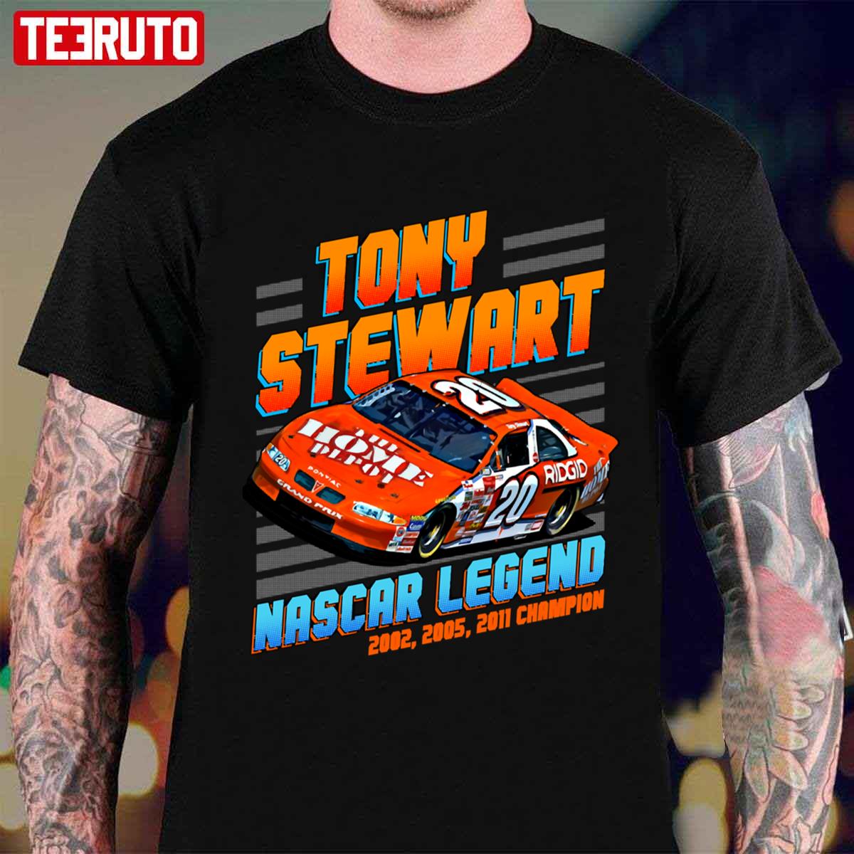 Tony Stewart Nascar Champion 2002 2005 2011 Unisex T-Shirt