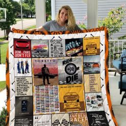 Toretto Fast & Furious Quilt Blanket