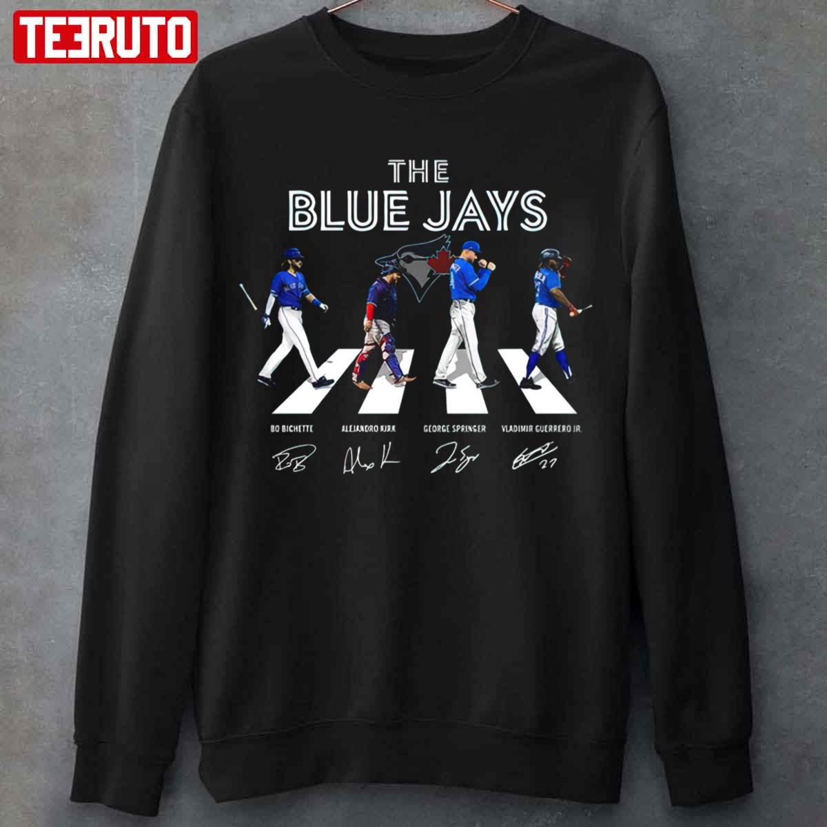 Toronto The Blue Jays Walk Of Fame Signature Unisex Sweatshirt