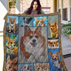 Trending Dog Corgi Quilt Blanket