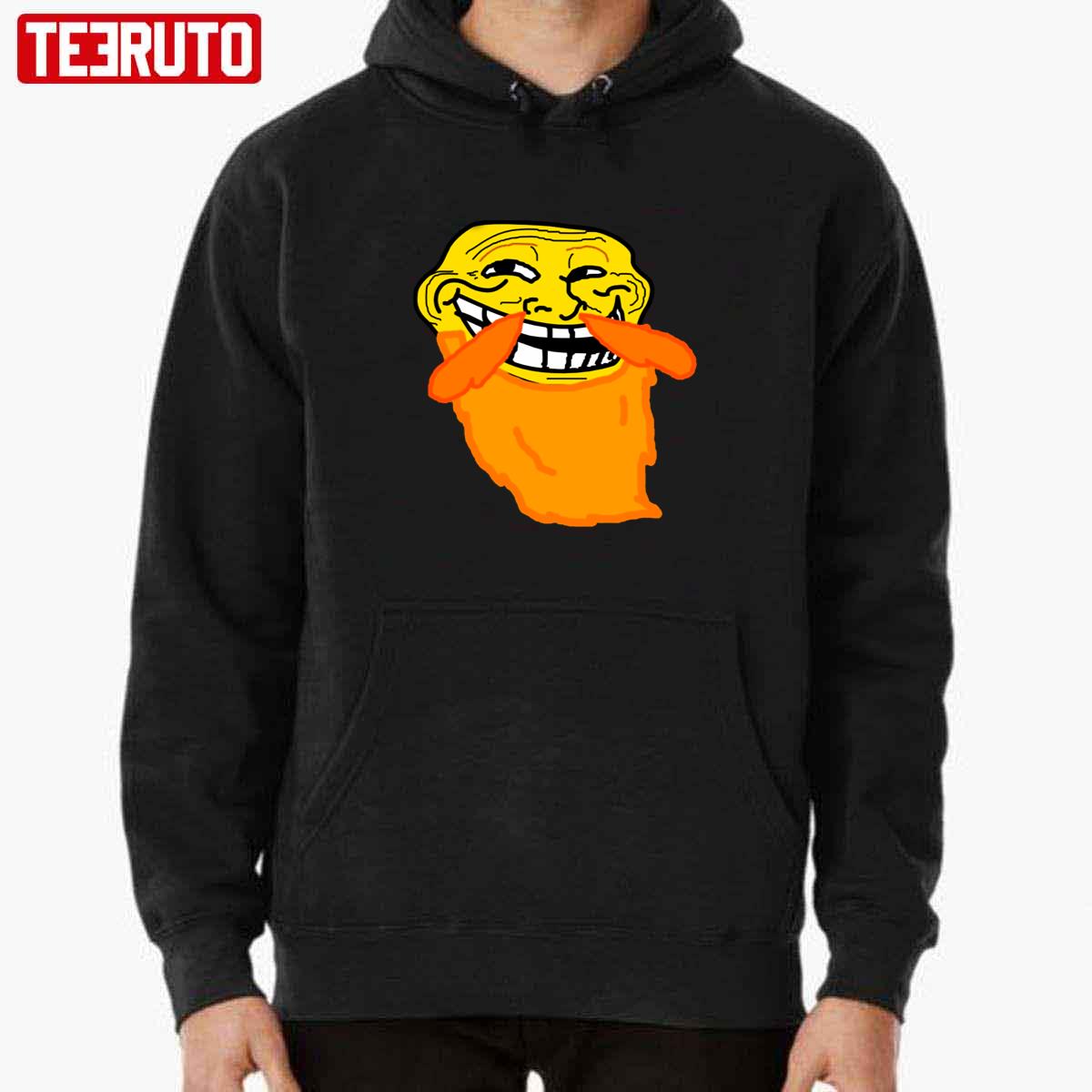 Troll Face Grumpy Old Troll Unisex Hoodie