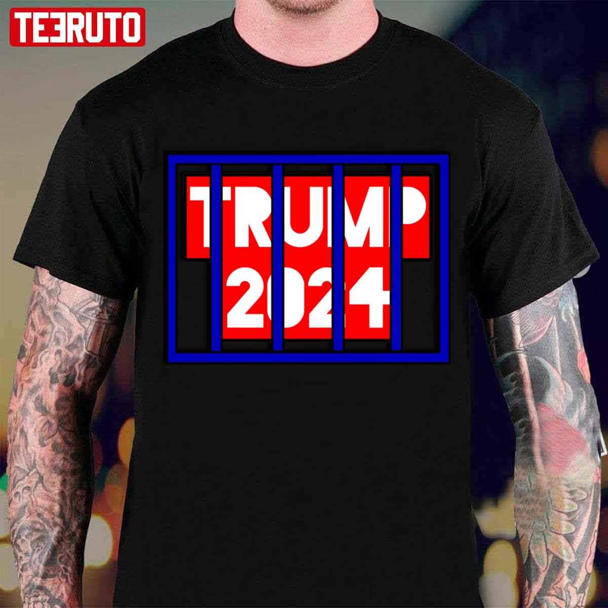 Trump 2024 Jail Art Unisex T-Shirt