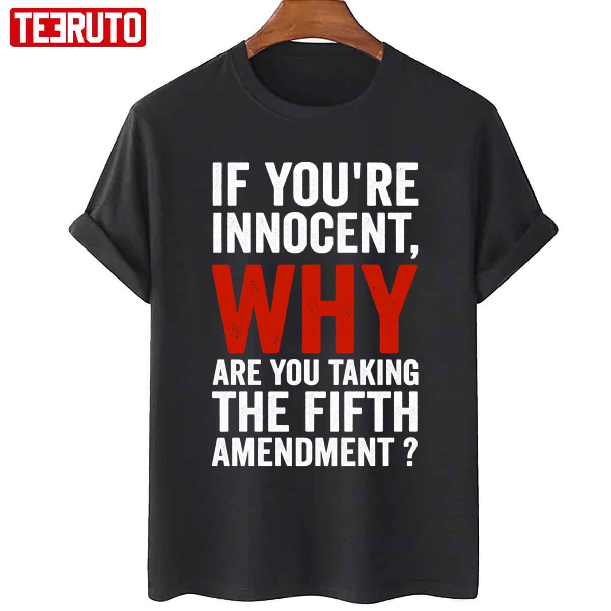 Trump Fifth Amendment Unisex T-Shirt