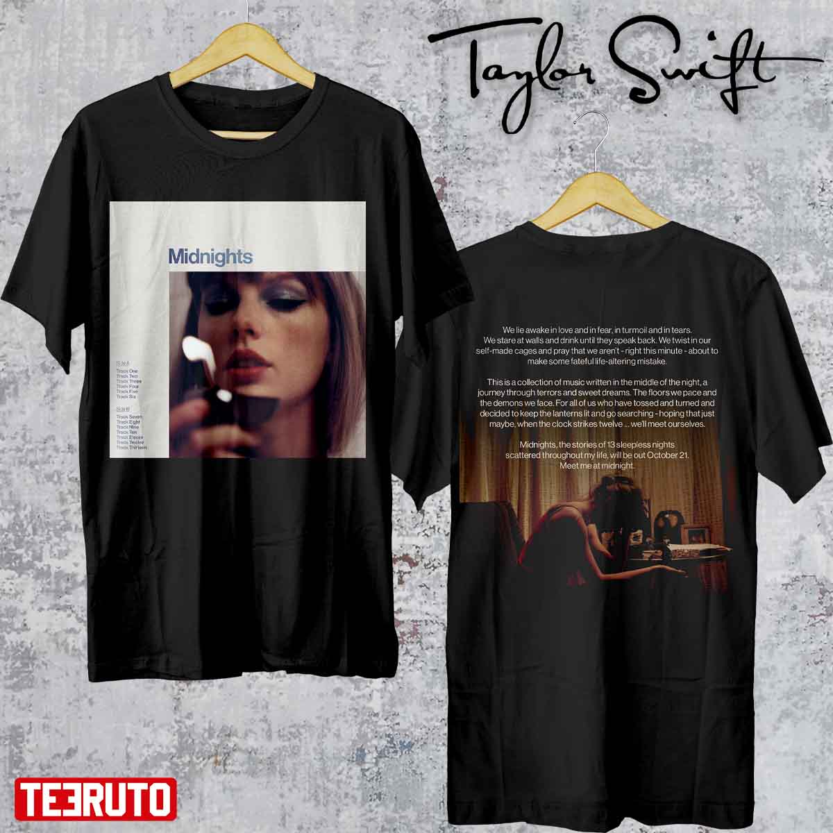 TS Taylor Midnights Album Unisex T-Shirt