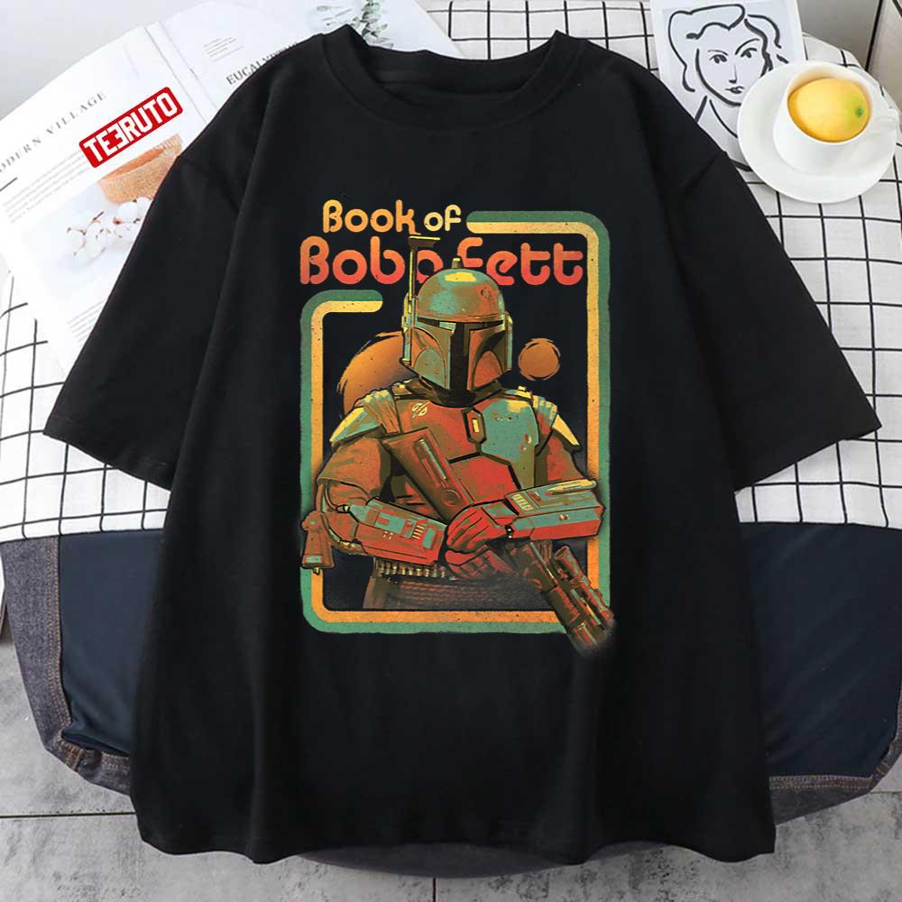 Twin Suns Retro Box Up The Book Of Boba Fett Retro Graphic Unisex T-Shirt